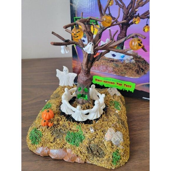 Lemax 2004 ring around the tree AS IS spooky town Halloween Village accessory de - Picture 2 of 6